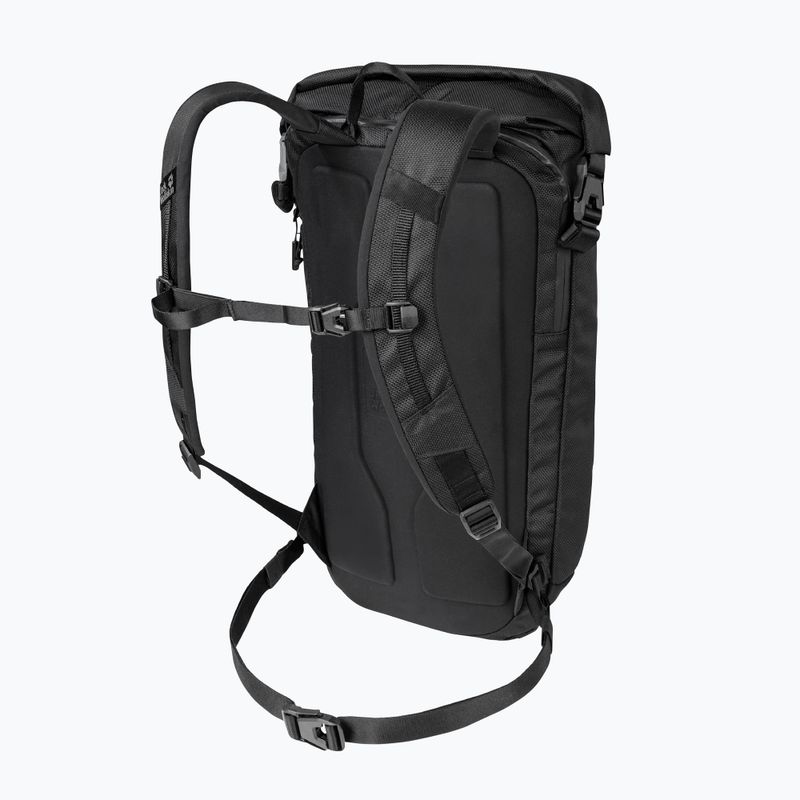 Jack Wolfskin Helsinki Rolltop 18 l zaino ultra nero 2