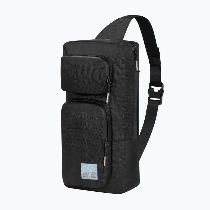 Jack Wolfskin Lyon Cross Over borsa a tracolla 8 l ultra nero
