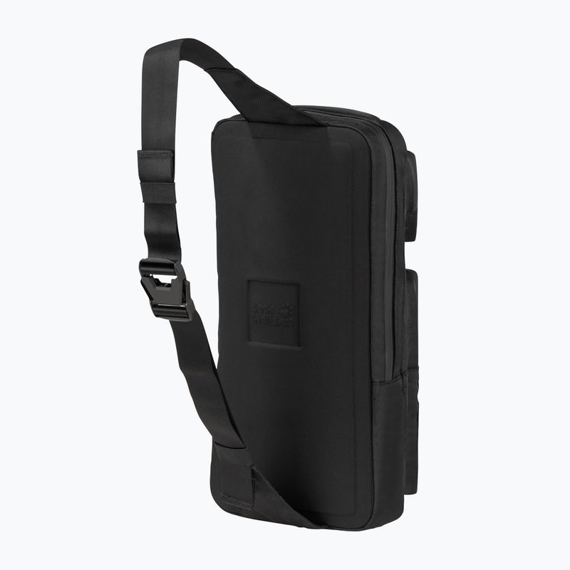 Jack Wolfskin Lyon Cross Over borsa a tracolla 8 l ultra nero 2