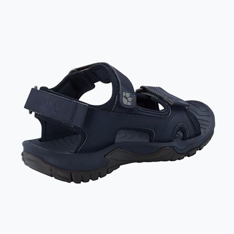 Sandali da trekking da uomo Jack Wolfskin Lakewood Cruise blu/grigio 13