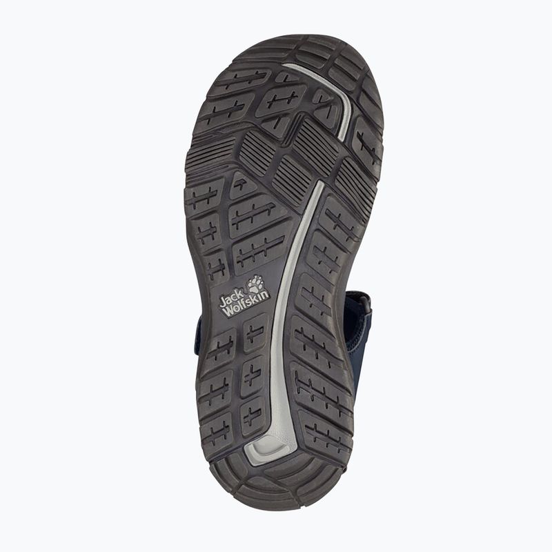 Sandali da trekking da uomo Jack Wolfskin Lakewood Cruise blu/grigio 14