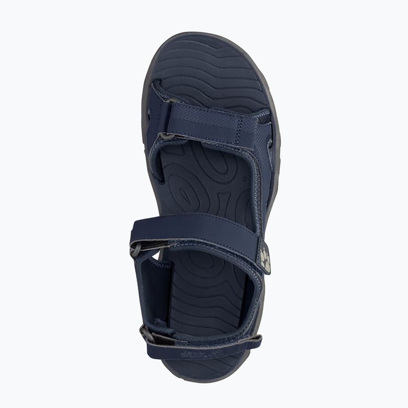 Sandali da trekking da uomo Jack Wolfskin Lakewood Cruise blu/grigio 15