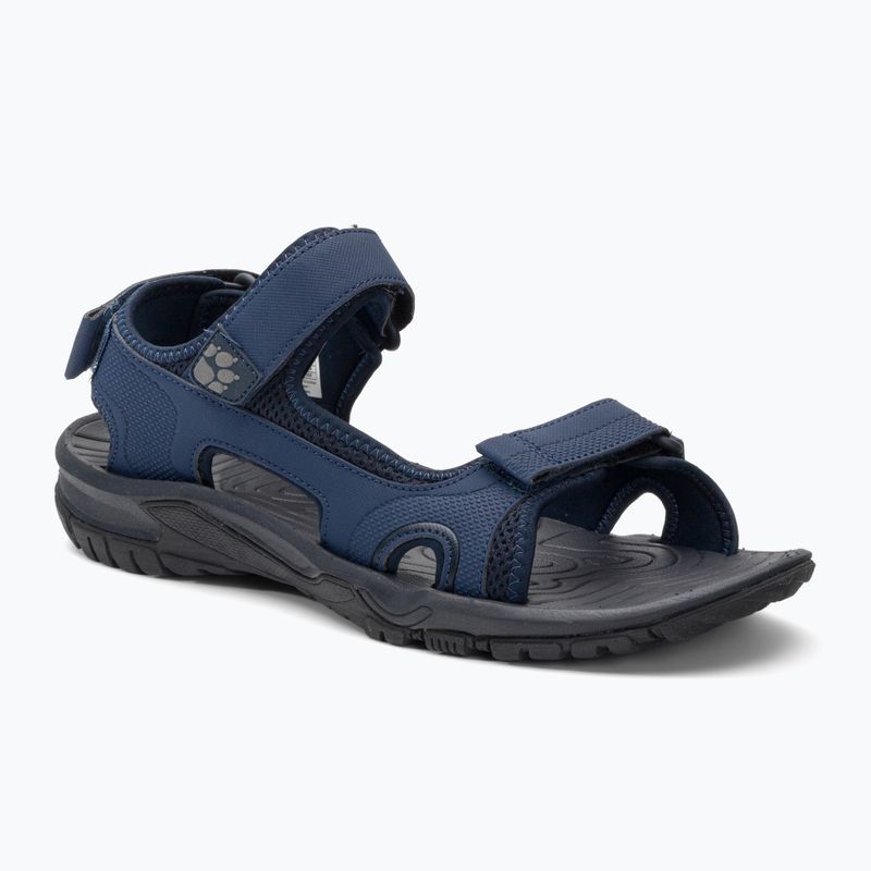Sandali da trekking da uomo Jack Wolfskin Lakewood Cruise blu/grigio