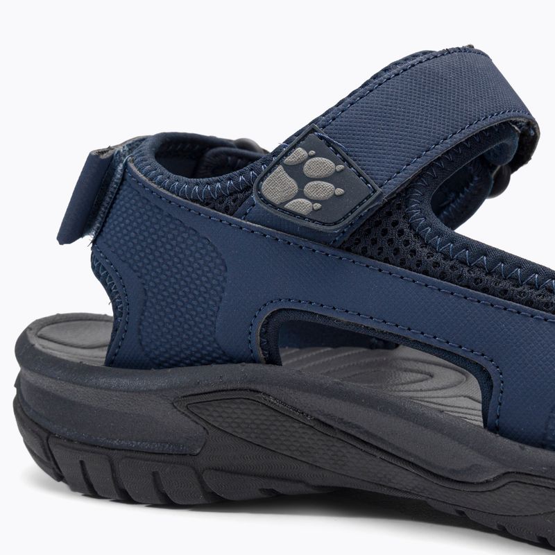 Sandali da trekking da uomo Jack Wolfskin Lakewood Cruise blu/grigio 7