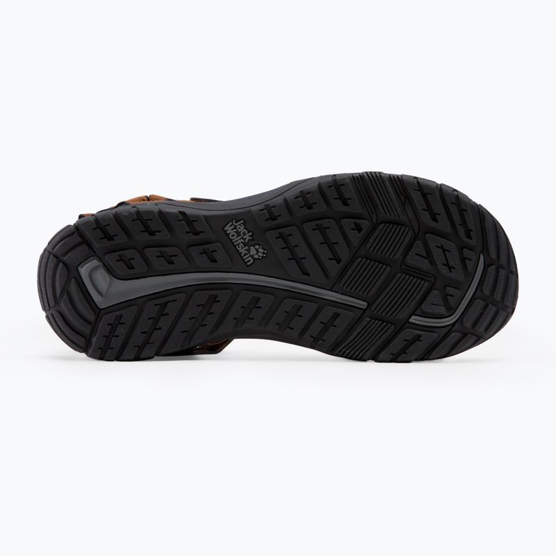Jack Wolfskin Lakewood Ride marrone/nero, sandali da trekking da uomo 5