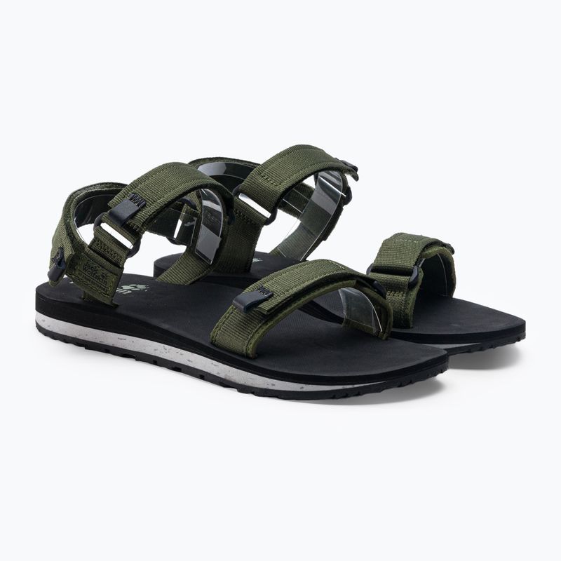 Sandali da trekking Jack Wolfskin Outfresh da uomo, color cachi/nero 3