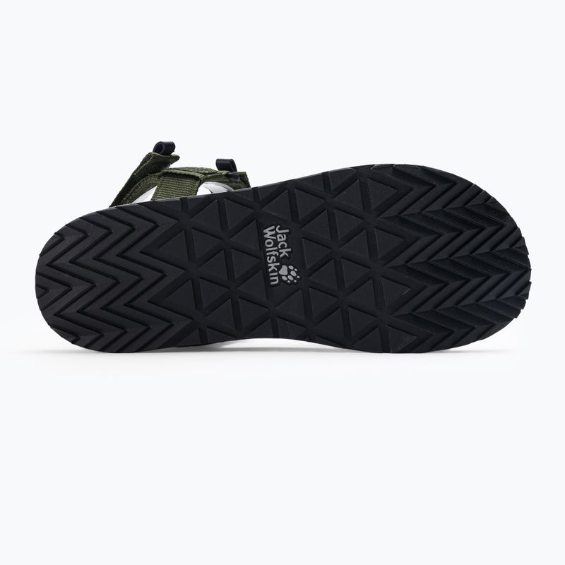 Sandali da trekking Jack Wolfskin Outfresh da uomo, color cachi/nero 5