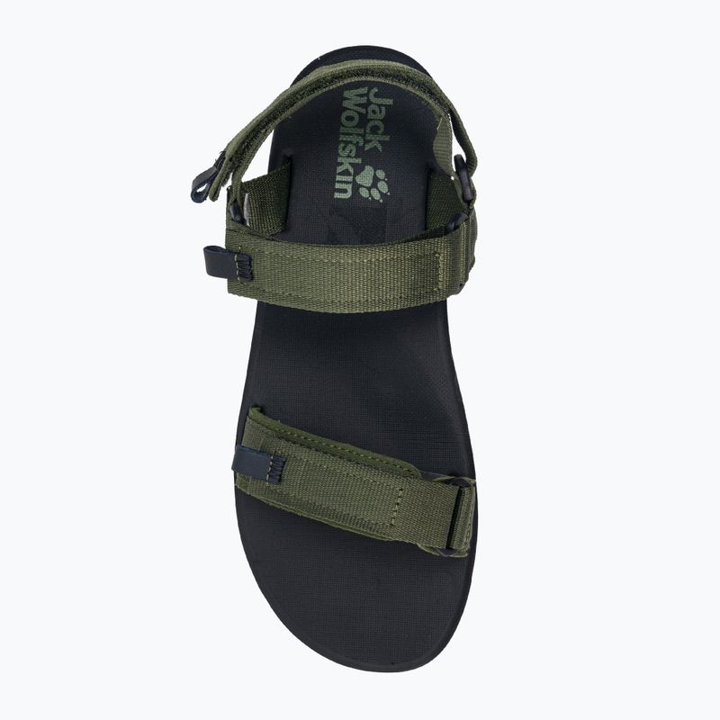 Sandali da trekking Jack Wolfskin Outfresh da uomo, color cachi/nero 6