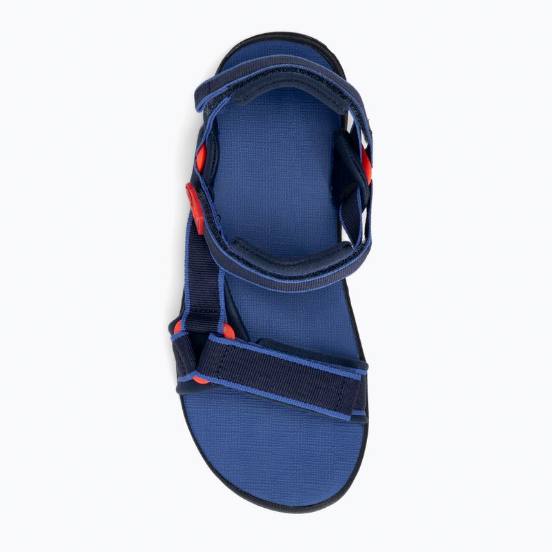 Sandali da trekking per bambini Jack Wolfskin Seven Seas 3 blu/rosso 6