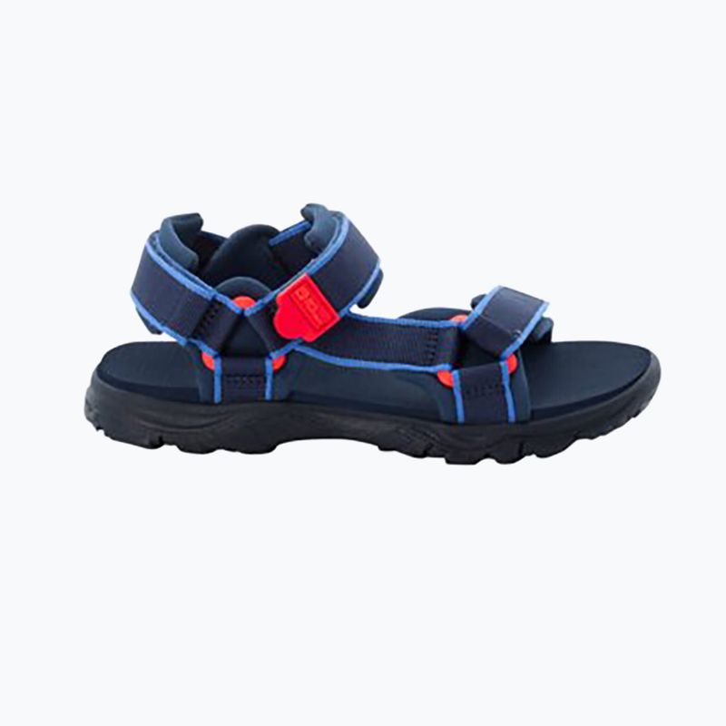 Sandali da trekking per bambini Jack Wolfskin Seven Seas 3 blu/rosso 9