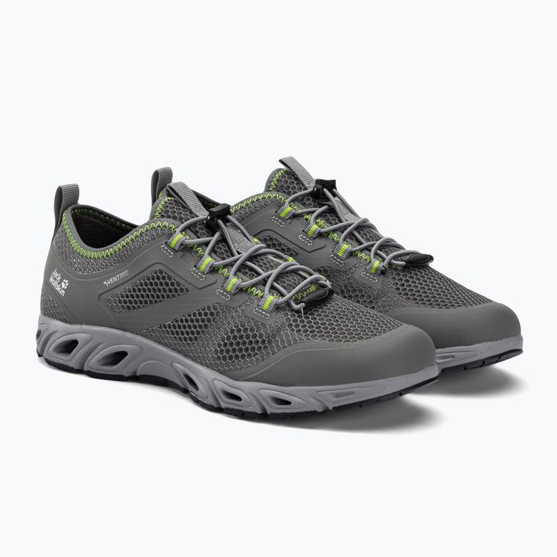 Jack Wolfskin scarpe da trekking da uomo Breezer Vent Low grigio/calce 4