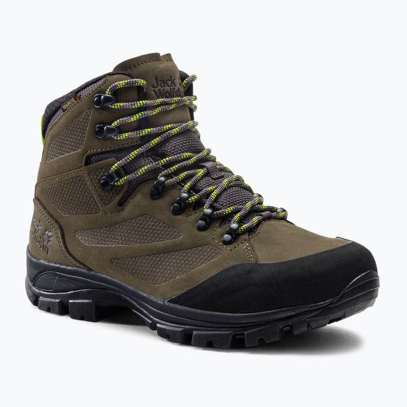 Stivali da trekking Jack Wolfskin da uomo Rebellion Texapore Mid cachi/phantom