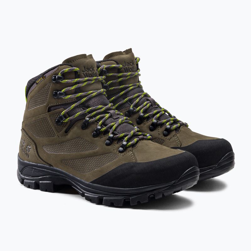 Stivali da trekking Jack Wolfskin da uomo Rebellion Texapore Mid cachi/phantom 5