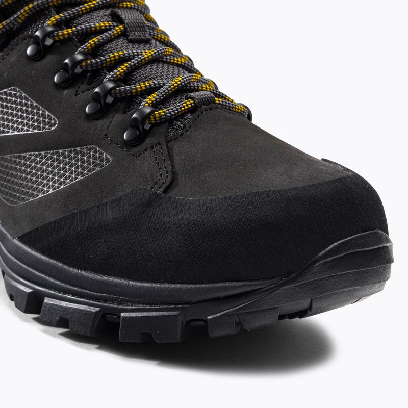 Jack Wolfskin stivali da trekking da uomo Rebellion Texapore Mid phantom/burly giallo xt 8