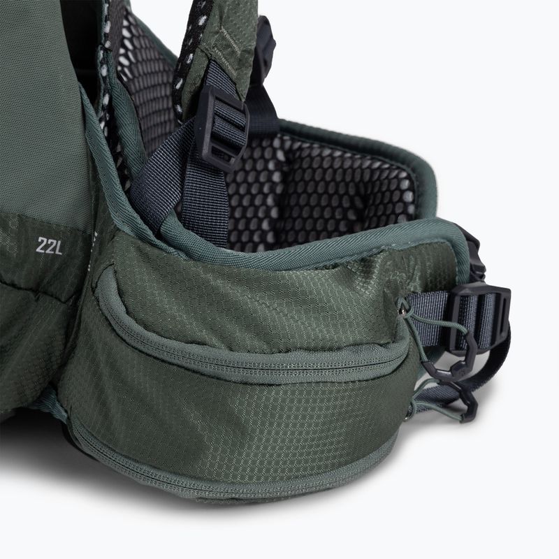 Zaino da trekking Jack Wolfskin Crosstrail ST 22 l hedge green 7