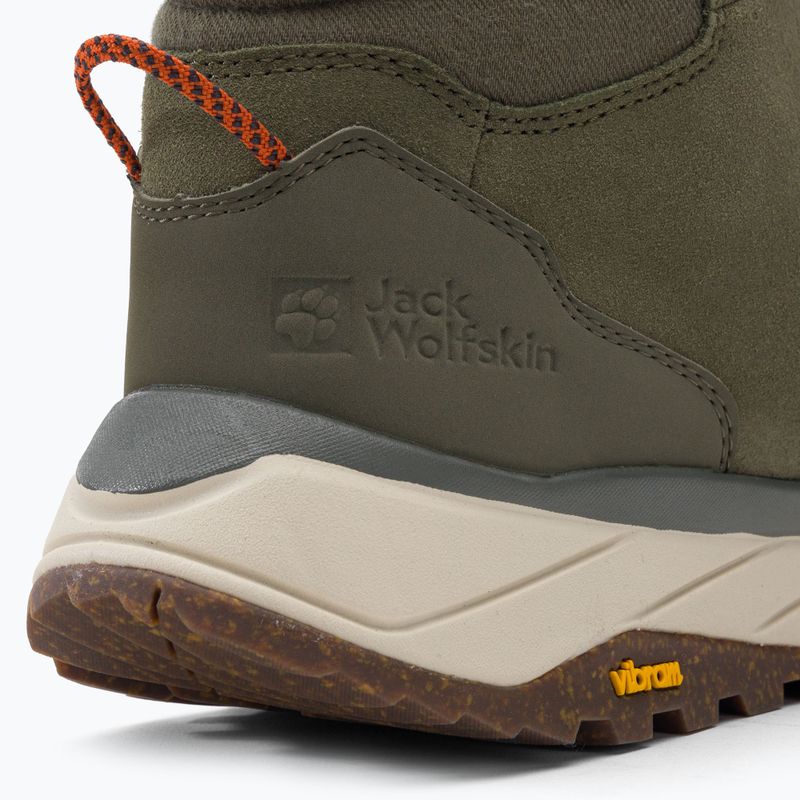 Stivali da trekking Jack Wolfskin Terraventure Urban Mid da uomo color cachi/arancio 8