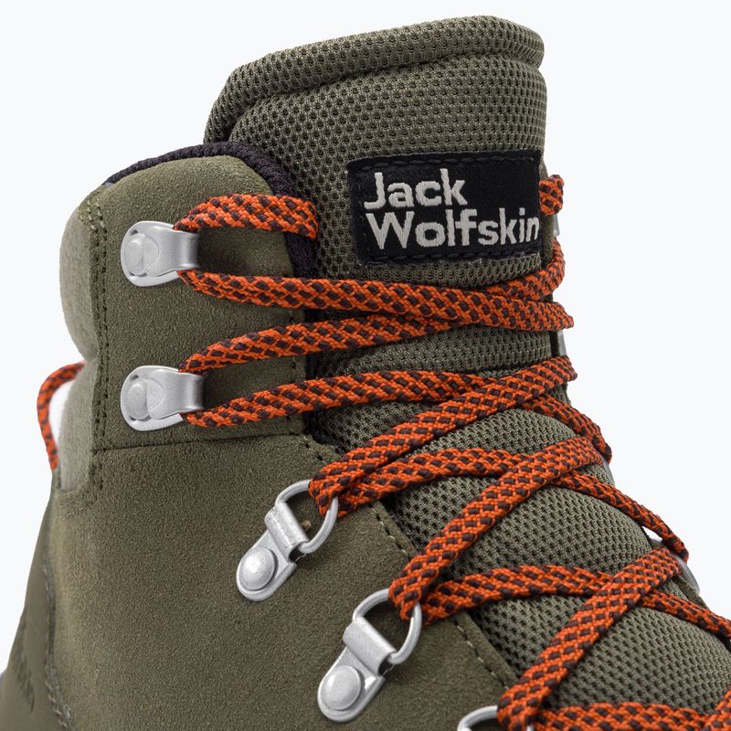 Stivali da trekking Jack Wolfskin Terraventure Urban Mid da uomo color cachi/arancio 9