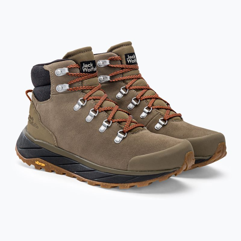 Scarponi da trekking Jack Wolfskin Terraventure Urban Mid da uomo in argilla/phantom 4