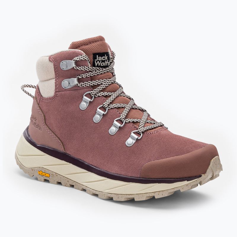 Jack Wolfskin stivali da trekking da donna Terraventure Urban Mid rosa/bianco