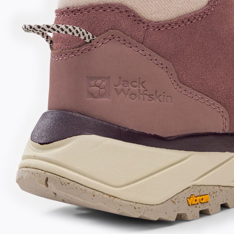 Jack Wolfskin stivali da trekking da donna Terraventure Urban Mid rosa/bianco 8