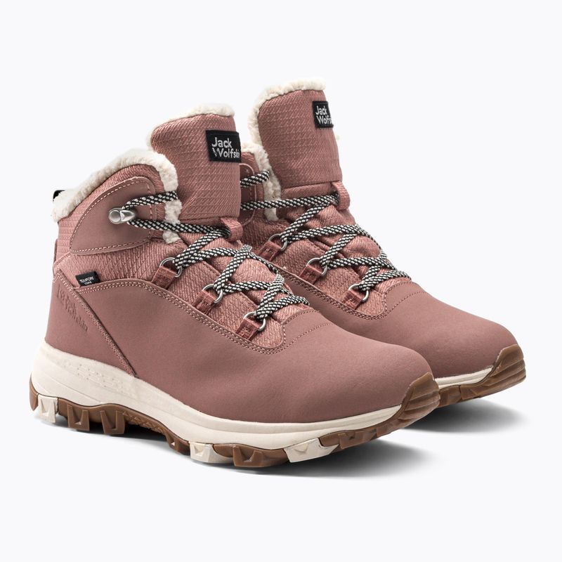 Jack Wolfskin stivali da trekking da donna Everquest Texapore Mid rosa/bianco 5