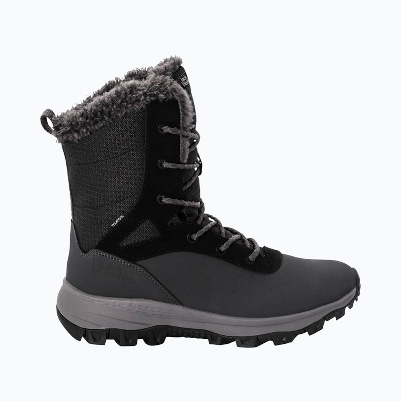 Stivali da neve da donna Jack Wolfskin Everquest Texapore Snow High phantom/black 10