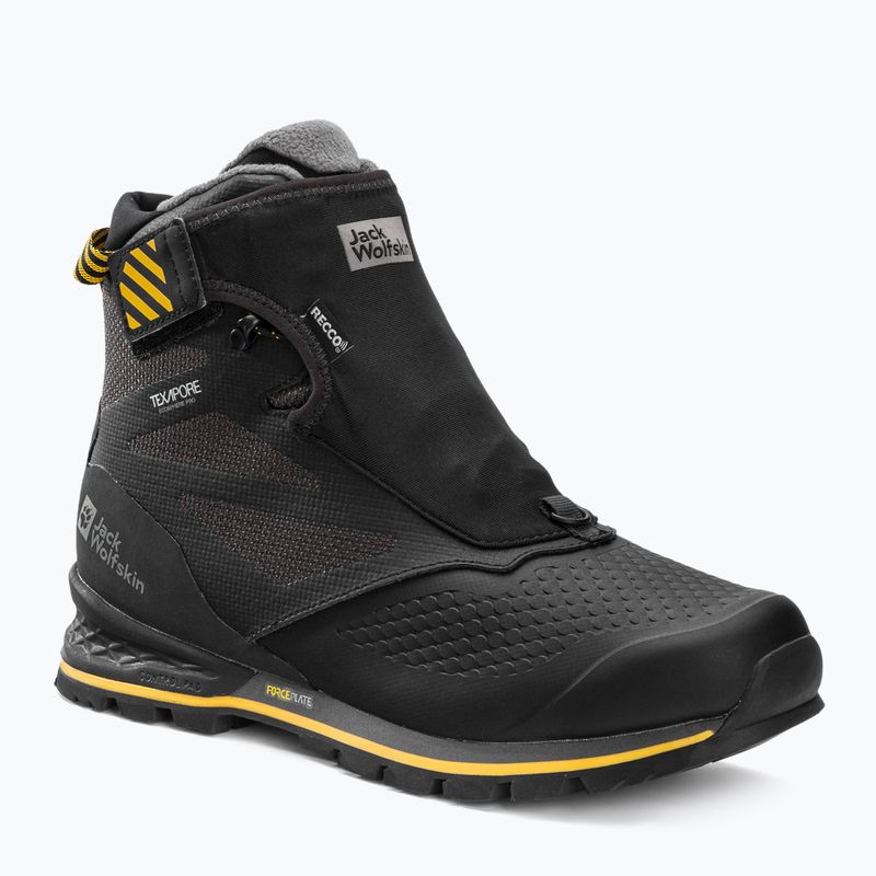 Stivali da trekking Jack Wolfskin da uomo 1995 Series Texapore Mid nero/giallo bordeaux xt