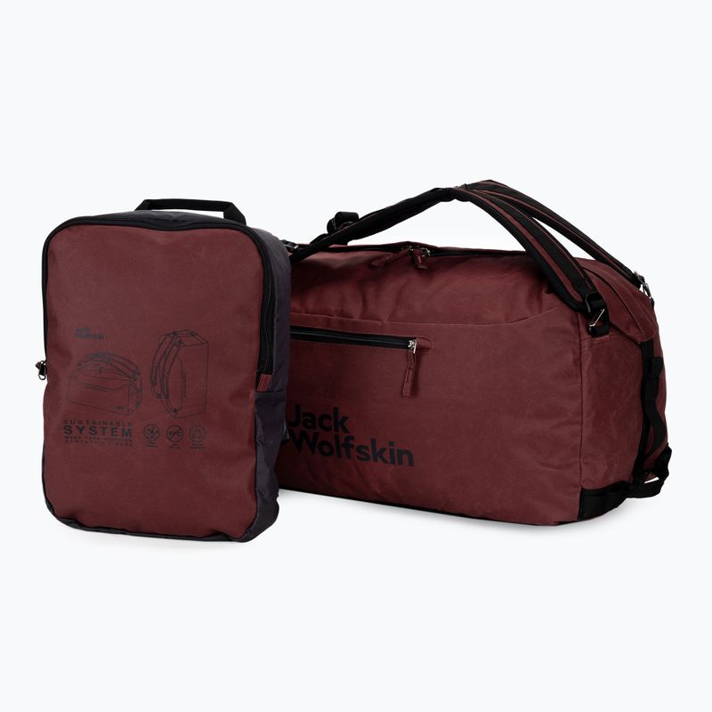 Jack Wolfskin Traveltopia Duffle 45 l rosso cordovan 5