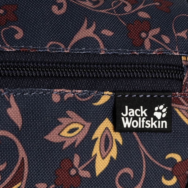 Jack Wolfskin Caddie, borsa da trekking in grafite all over 5