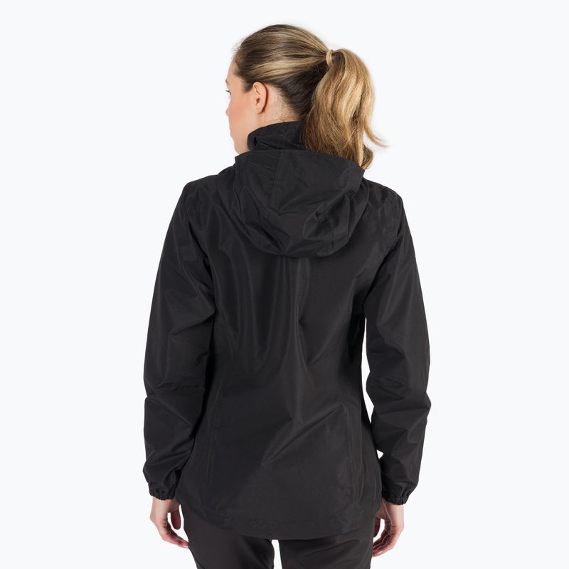 Jack Wolfskin Stormy Point 2L, giacca da pioggia da donna, nero 4