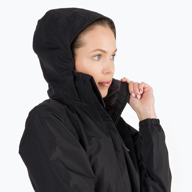 Jack Wolfskin Stormy Point 2L, giacca da pioggia da donna, nero 7