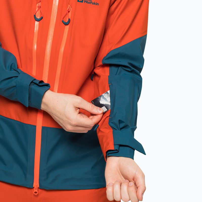 Giacca da sci Jack Wolfskin Alpspitze 3L wild brier da uomo 7