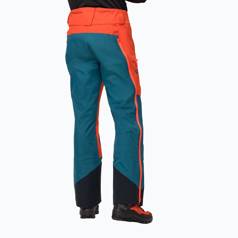 Pantaloni da sci Jack Wolfskin Alpspitze 3L da uomo in radica selvatica 2