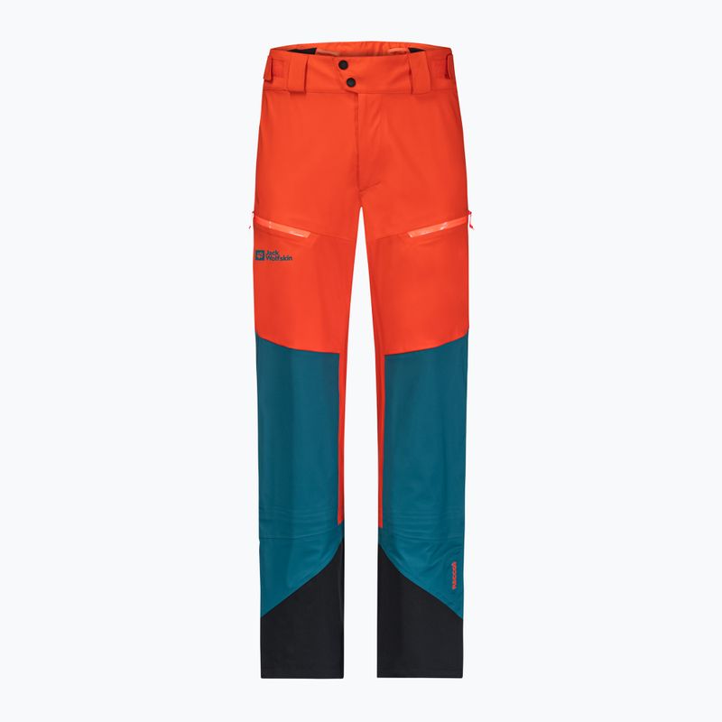 Pantaloni da sci Jack Wolfskin Alpspitze 3L da uomo in radica selvatica 7