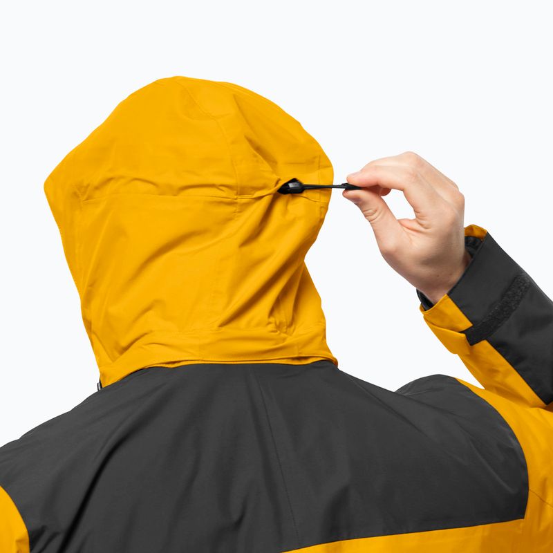 Giacca da pioggia Jack Wolfskin Jasper burly yellow xt da uomo 6