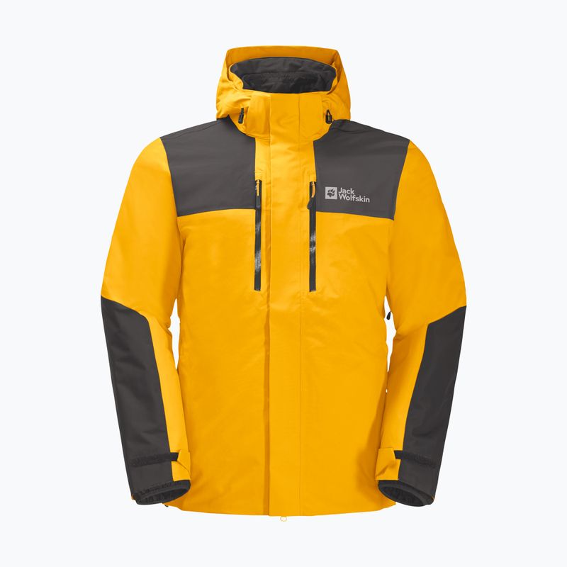 Giacca da pioggia Jack Wolfskin Jasper burly yellow xt da uomo 9