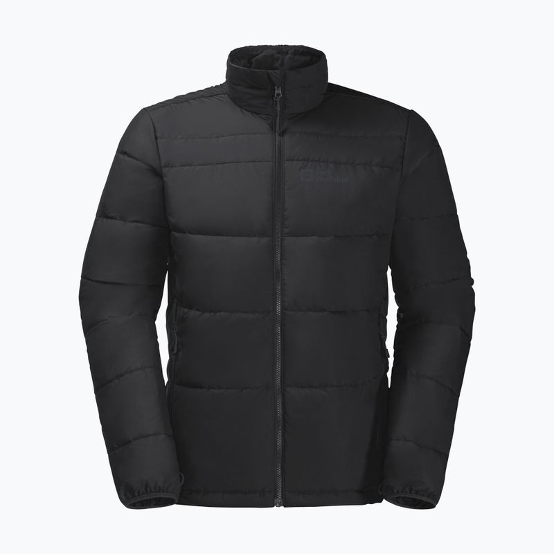 Jack Wolfskin Jasper, giacca da pioggia da uomo, nero 8
