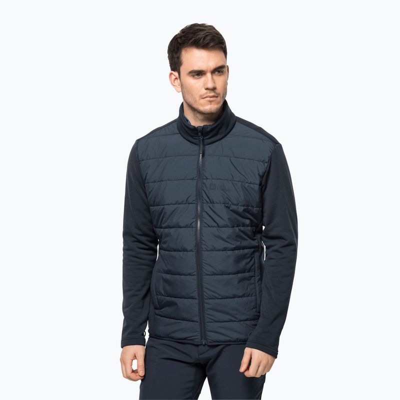 Jack Wolfskin giacca 3 in 1 da uomo Glaabach wild brier 4