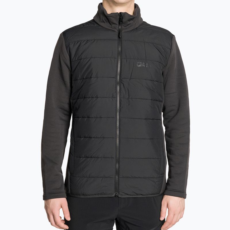 Jack Wolfskin giacca 3 in 1 da uomo Glaabach nero 10