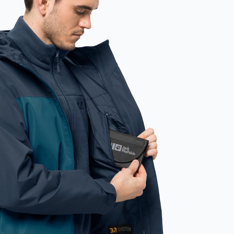 Jack Wolfskin giacca 3 in 1 da uomo Taubenberg blu corallo 7