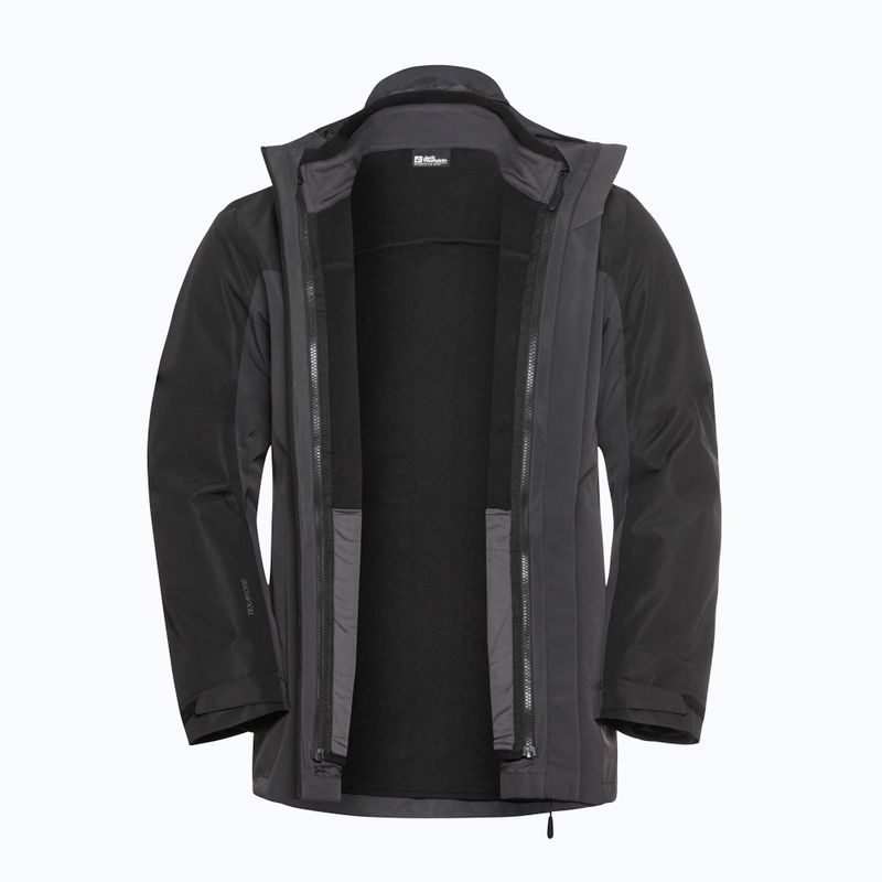 Giacca Jack Wolfskin 3in1 da uomo Taubenberg 3In1 phantom 7