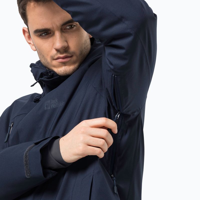 Jack Wolfskin giacca invernale da uomo Troposphere Ins blu notte 3