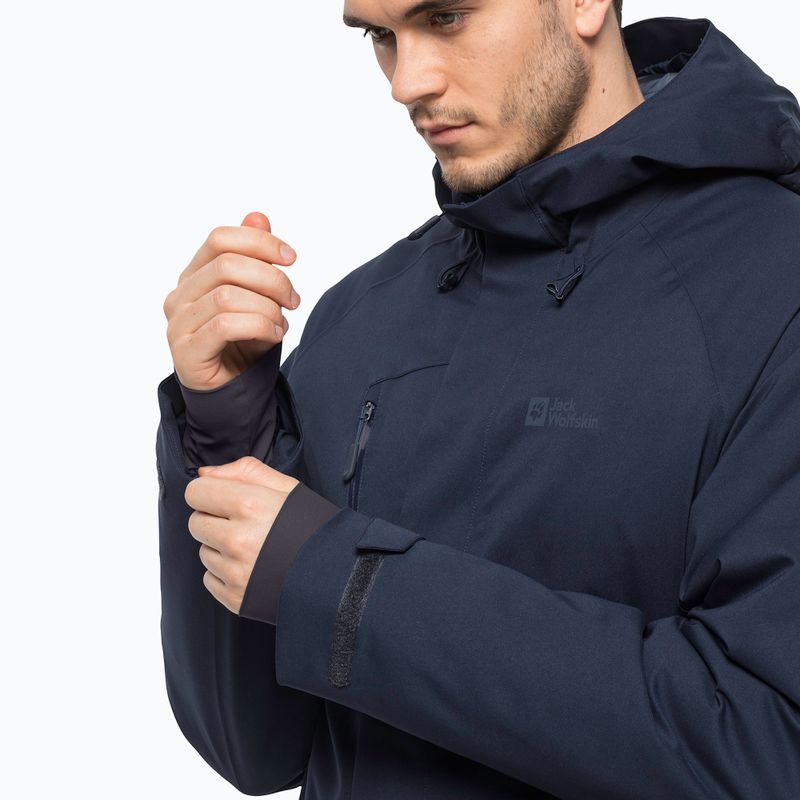 Jack Wolfskin giacca invernale da uomo Troposphere Ins blu notte 4