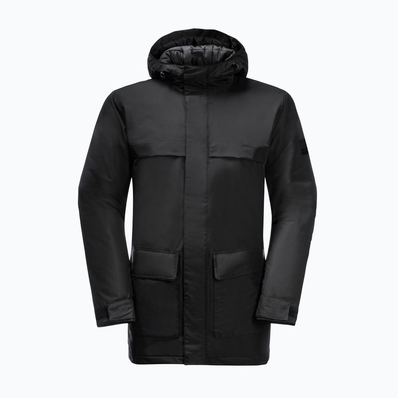 Jack Wolfskin giacca invernale da uomo Winterlager Parka nero 6