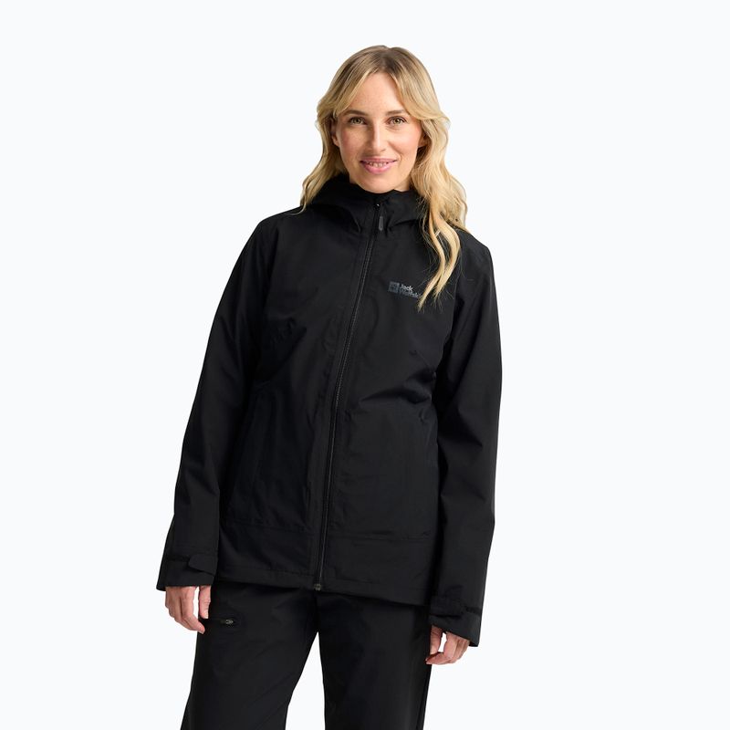 Giacca 3in1 da donna Jack Wolfskin Moonrise 3In1 nera