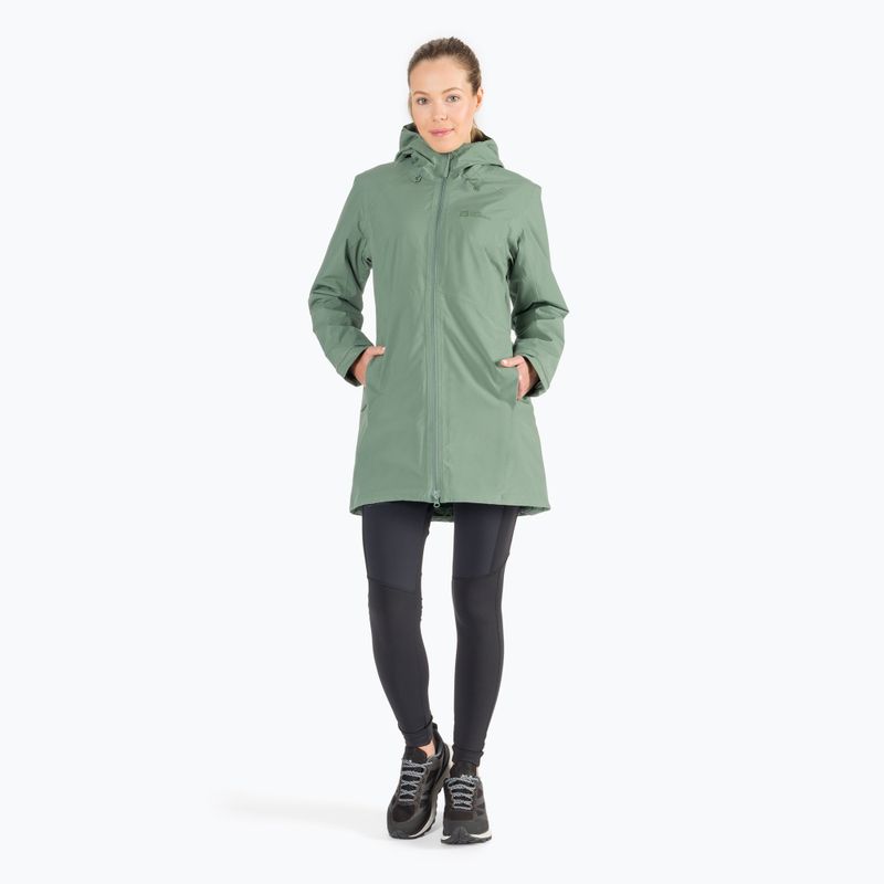 Jack Wolfskin giacca invernale da donna Heidelstein Ins hedge verde 2