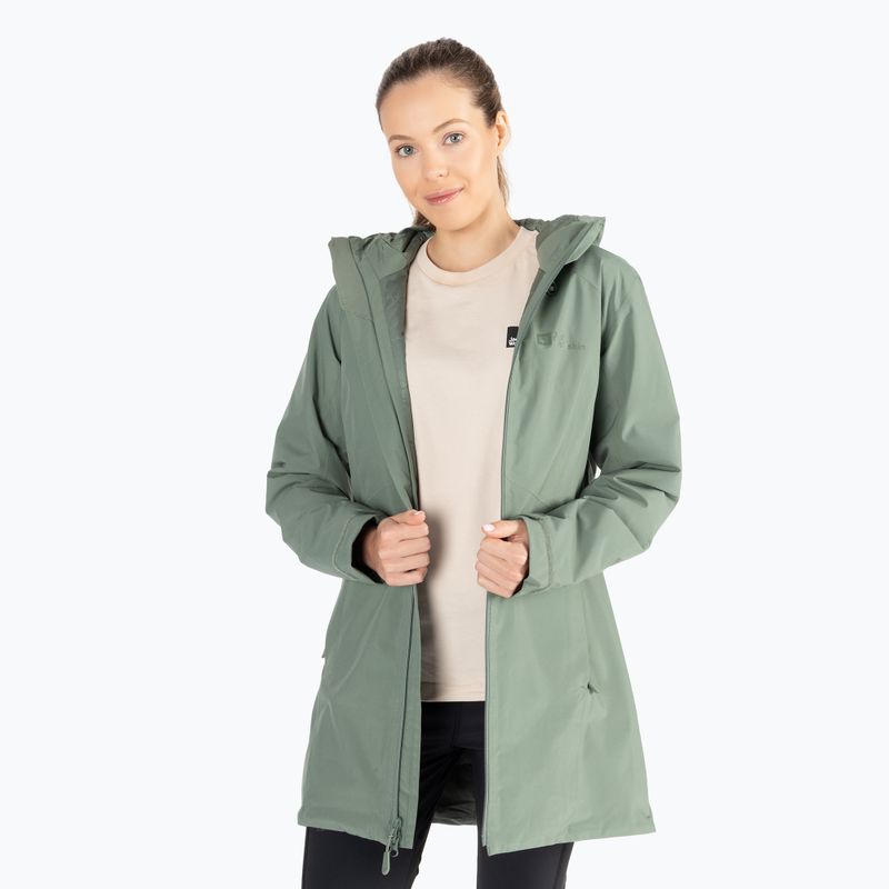 Jack Wolfskin giacca invernale da donna Heidelstein Ins hedge verde 7