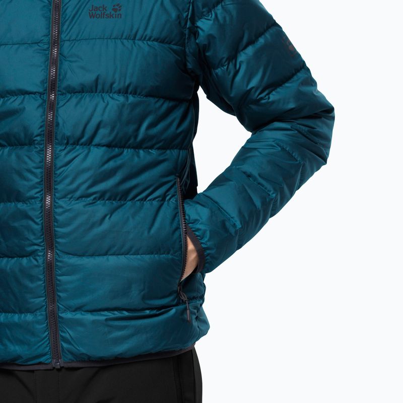 Piumino Jack Wolfskin da uomo Helium blu corallo 4