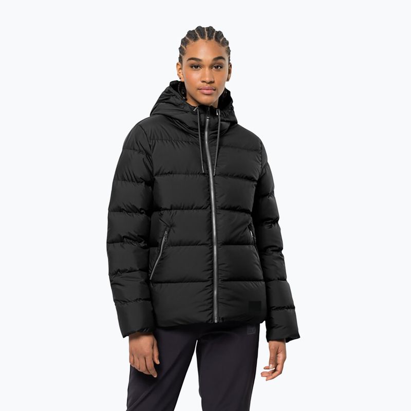 Piumino Jack Wolfskin donna Frozen Palace nero tempesta/grigio
