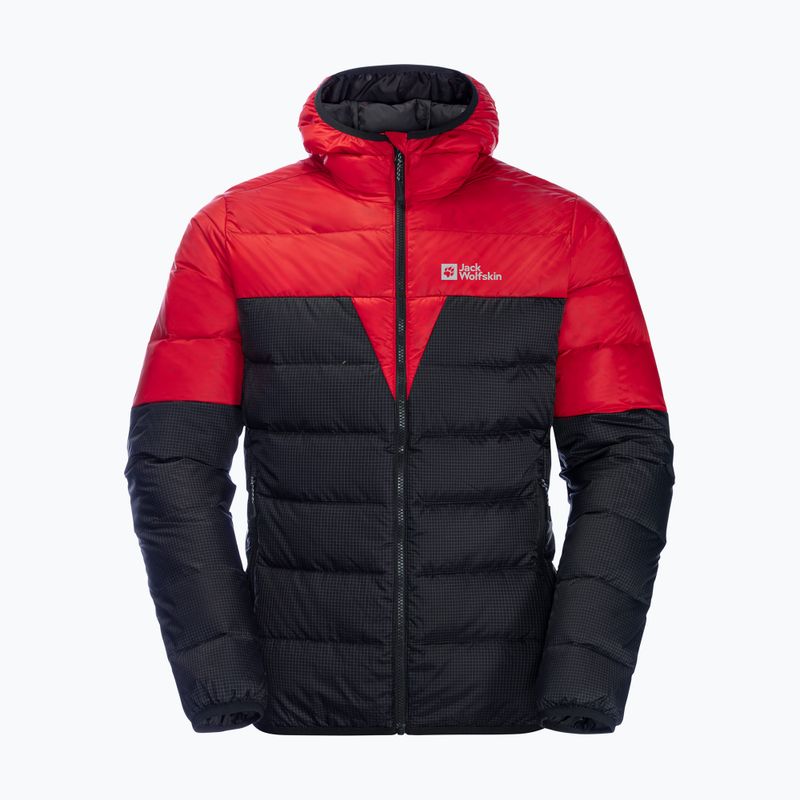 Piumino Jack Wolfskin da uomo Dna Tundra Down Hoody rosso adrenalina 5